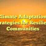 Climate Adaptation: Strategies for Resilient Communities