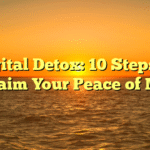 Digital Detox: 10 Steps to Reclaim Your Peace of Mind