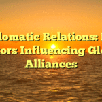 Diplomatic Relations: Key Factors Influencing Global Alliances