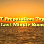 GMAT Preparation: Top Tips for Last-Minute Success