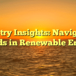Industry Insights: Navigating Trends in Renewable Energy