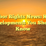 Labor Rights News: Key Developments You Should Know