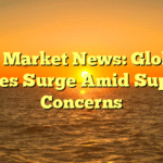 Oil Market News: Global Prices Surge Amid Supply Concerns