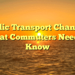 Public Transport Changes: What Commuters Need to Know