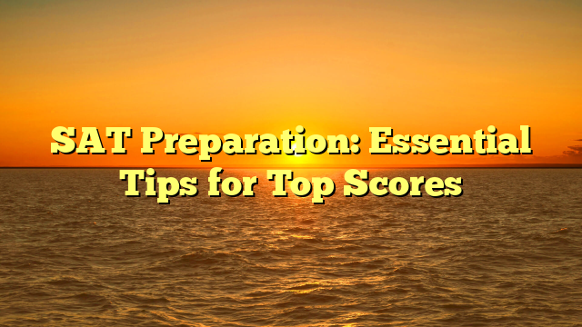 SAT Preparation: Essential Tips for Top Scores