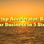 Startup Accelerator: Boost Your Business in 5 Steps
