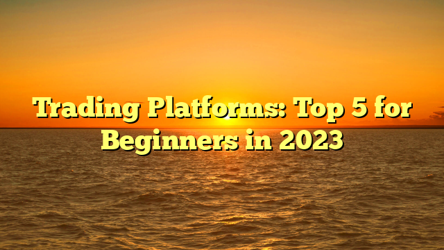 Trading Platforms: Top 5 for Beginners in 2023